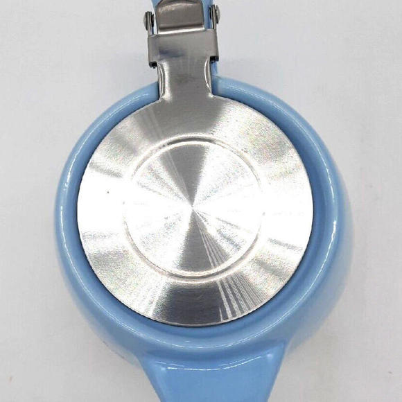 Alfred Blue Ceramic & Stainless Steel 20 Oz Pink Cherry Blossom Teapot & Infuser - Picture 6 of 8